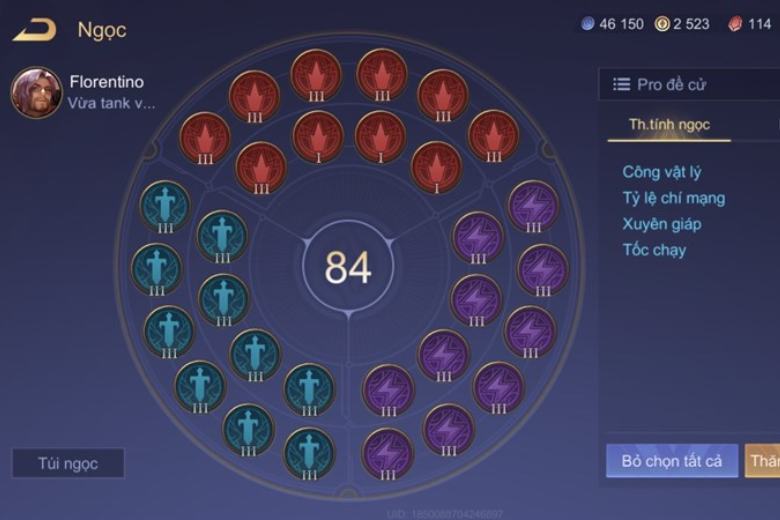 bảng ngọc florentino