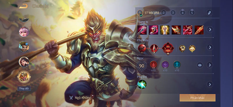 bảng ngọc và đồ ngộ không