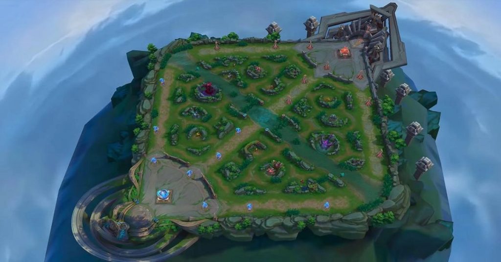 bản đồ cập nhật liên quân