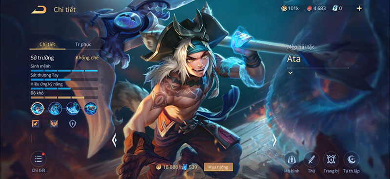 cách chơi tướng ata bìa