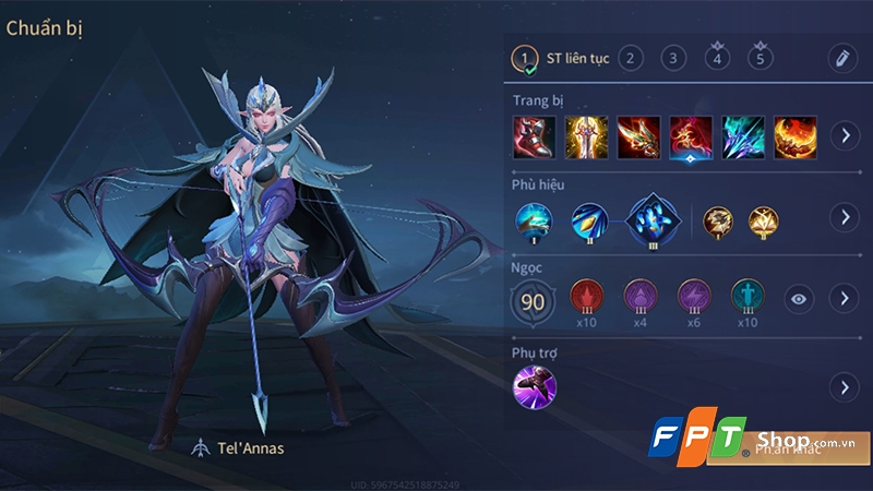 lên đồ tel' annas